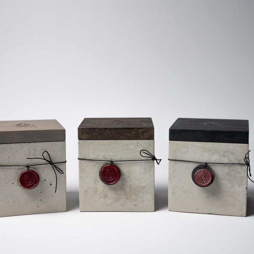 Outdoor Feuer im Trio - Eckig - 12cm²