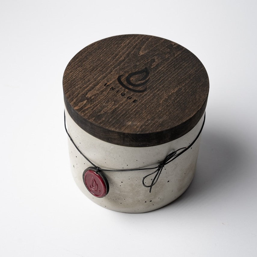 Outdoor fire with permanent wick