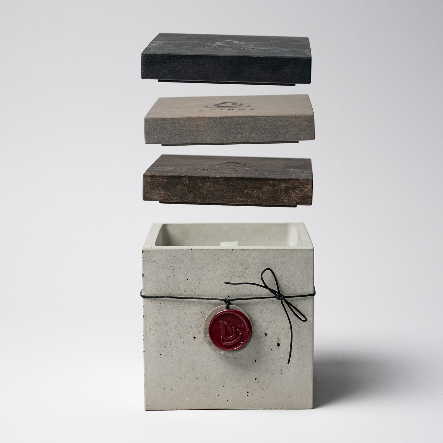 Löschdeckel - Vollholzbuche - 12cm²