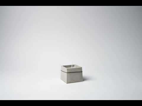 CONCRETE CANDLE - SQUARE